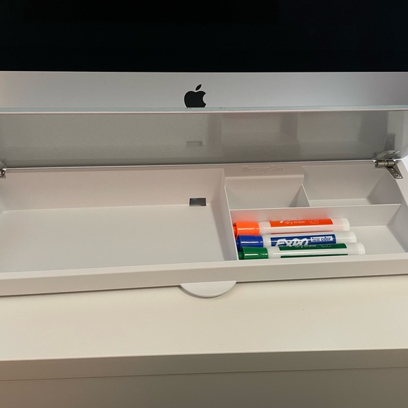 glass desktop whiteboard dry eraser board keyboard stand - Picture 3 of 7